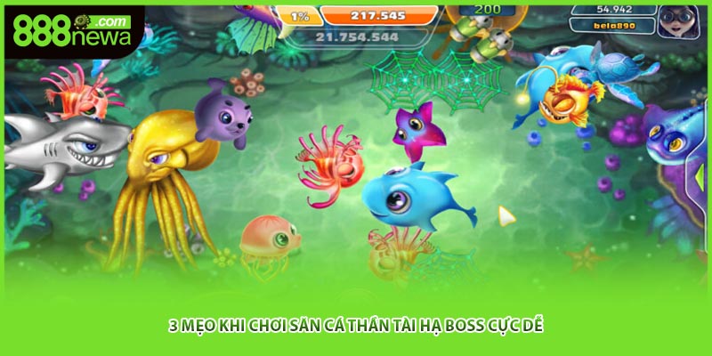 3 mẹo khi chơi săn cá thần tài hạ boss cực dễ