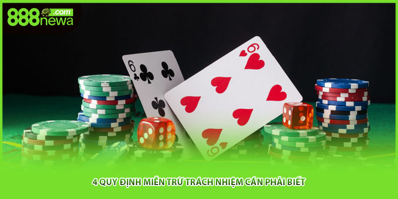 4 quy định miễn trừ trách nhiệm cần phải biết