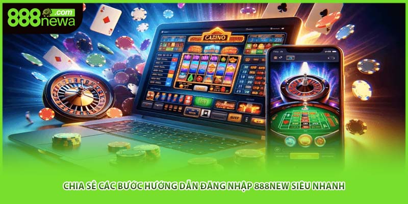 Chia sẻ các bước hướng dẫn đăng nhập 888NEW siêu nhanh